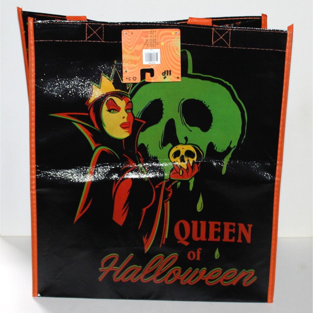 Disney Tote Bag Queen Of Halloween black orange Wicked Evil Queen NEW